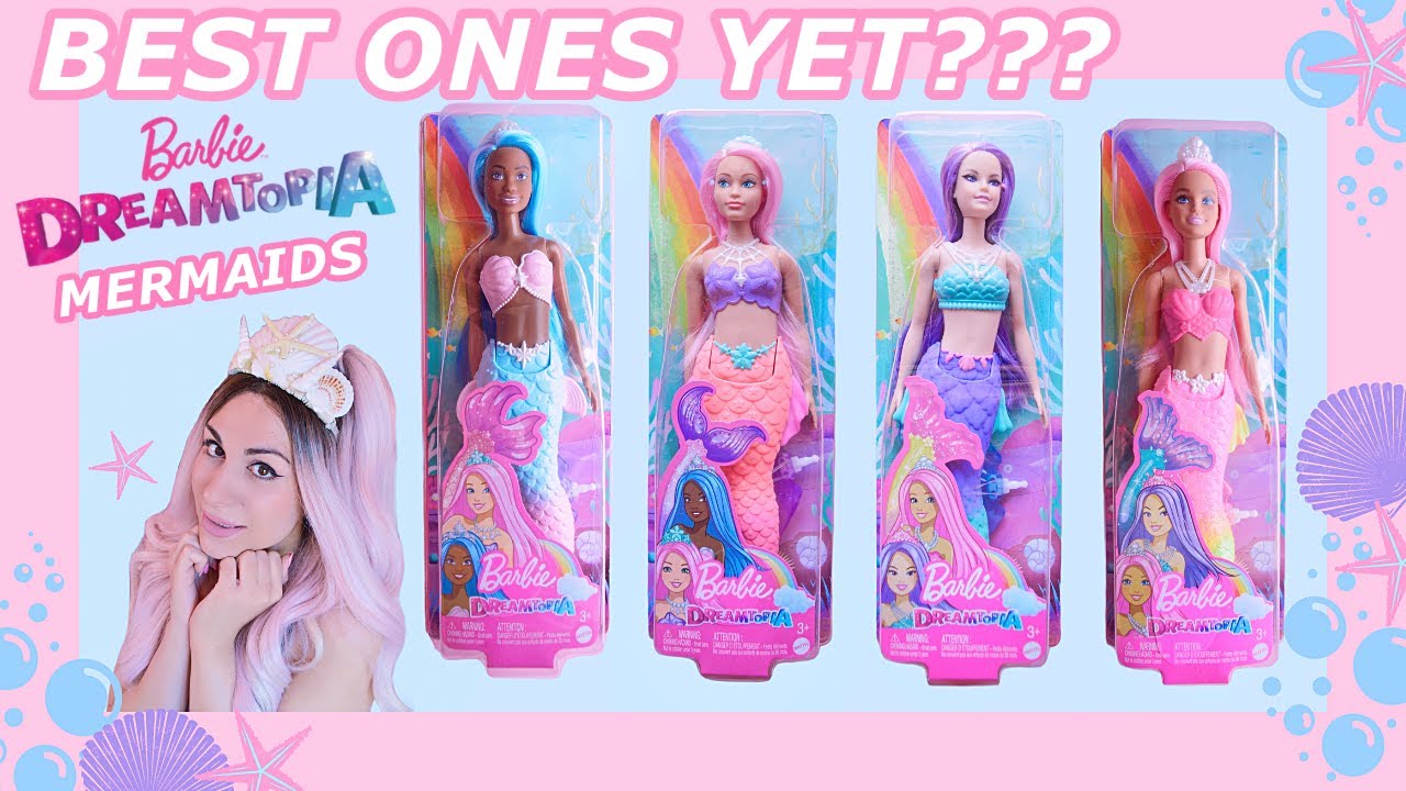 Barbie Dreamtopia Mermaids ✨🐚 2022 Unboxing & Review *Mermaid Fantasy Realness* 🧜‍♀️