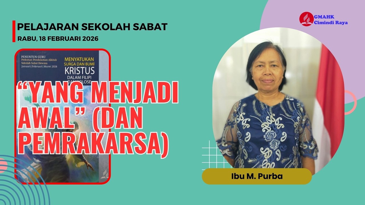PELAJARAN SEKOLAH SABAT || 18 FEBRUARI 2026