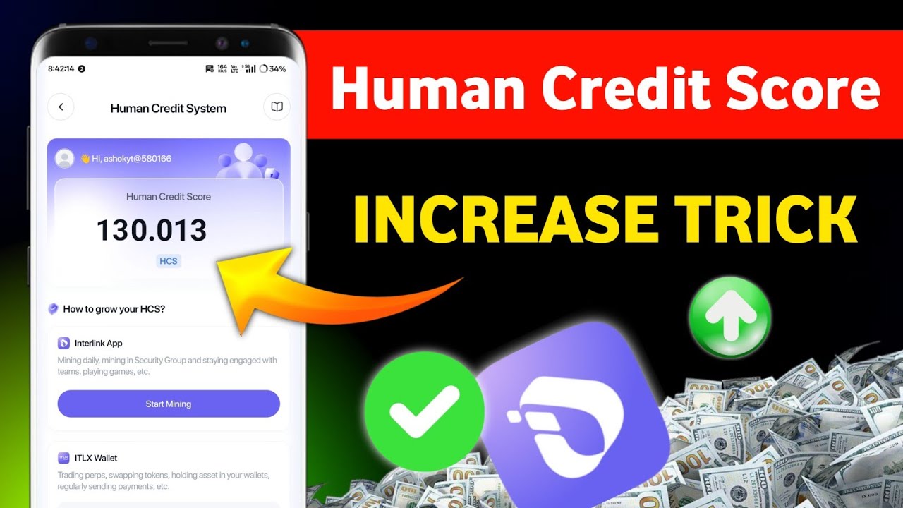 InterLink Human Credit Score Increase || InterLink HCS Score Increase Trick || InterLink New Update