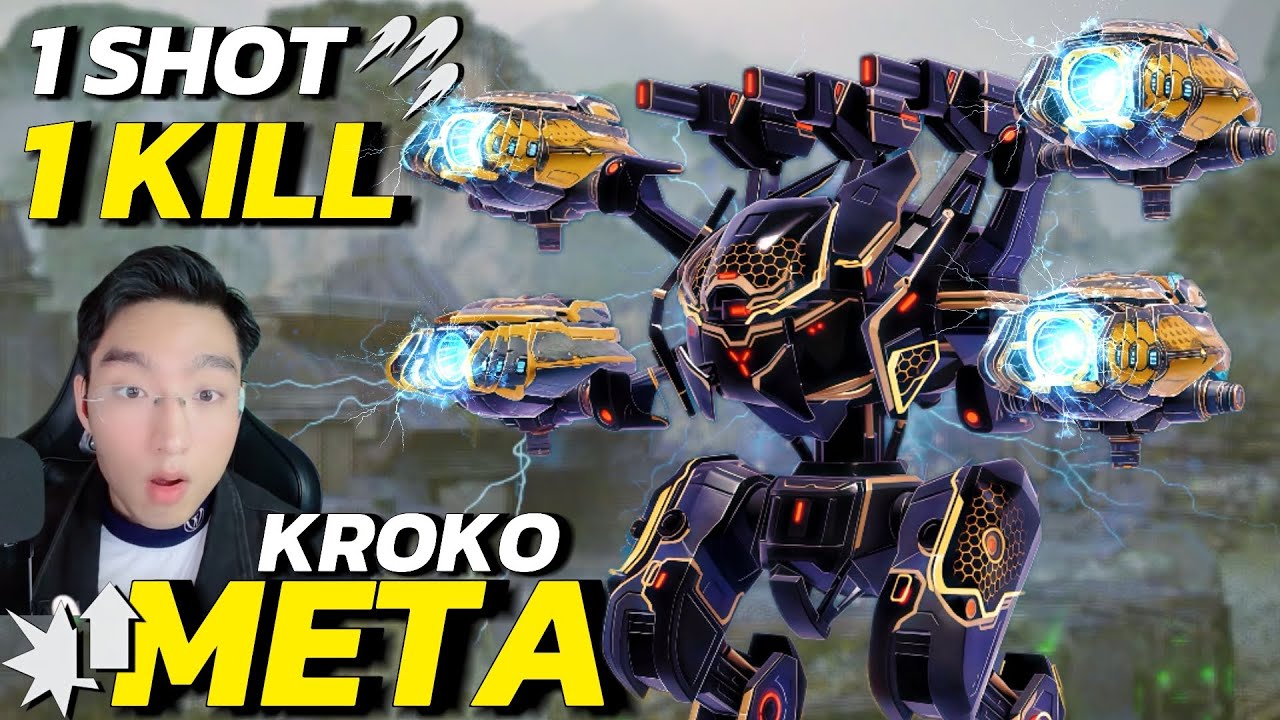 1 Shot 1 Kill с Typhon Ultimate 4x Kroko — Безумная Огневая Мощь | War Robots