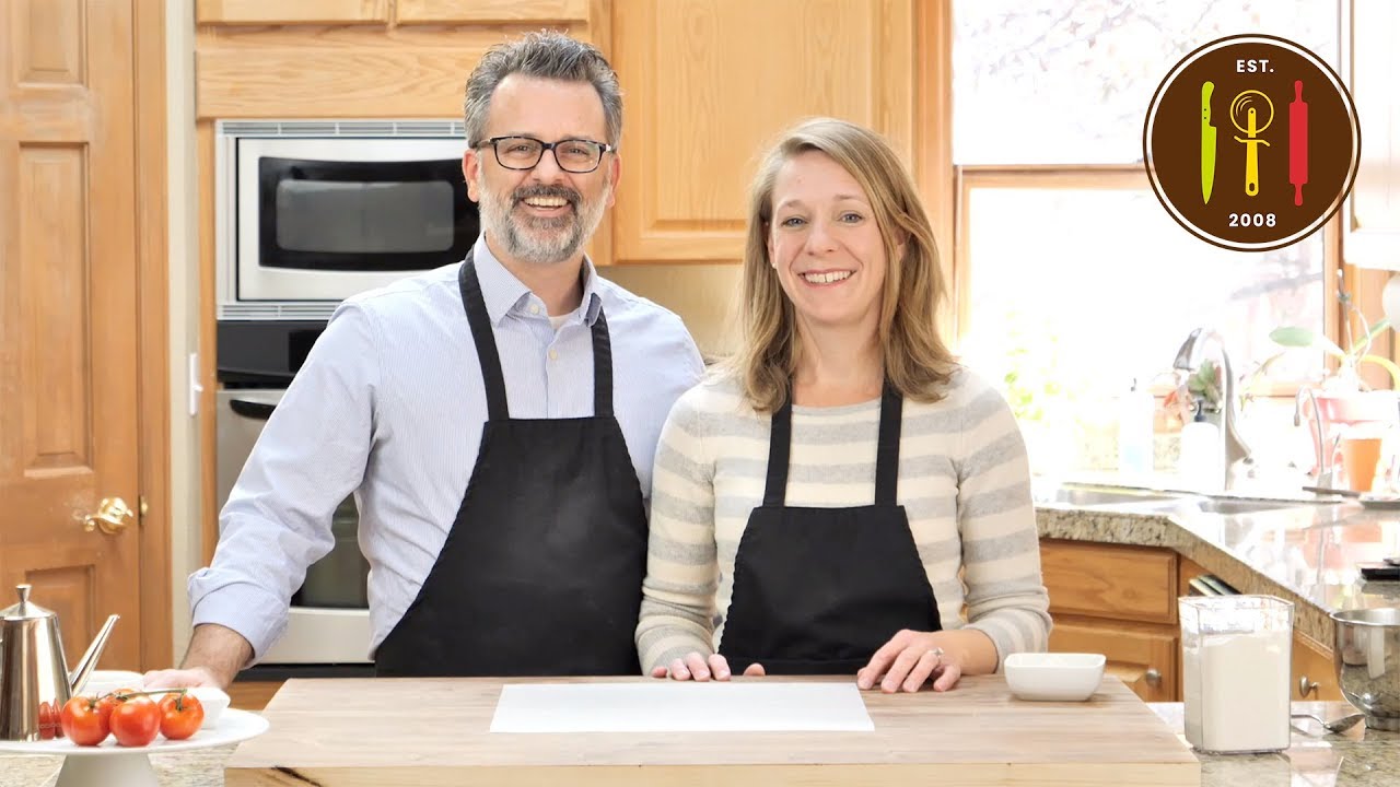 Gluten-Free Pizza - Techniques - Pressing Dough with Flour