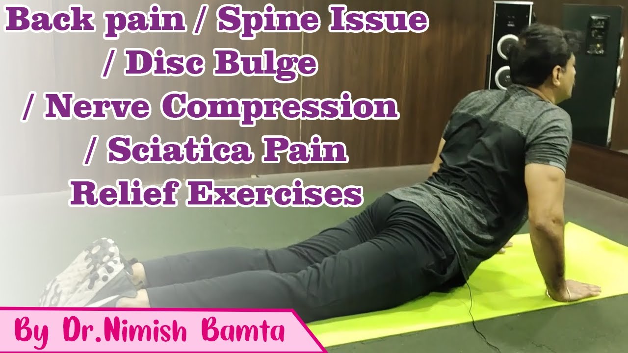 Back Pain | Spine Issue | Sciatica Pain | Relief Exercises | No 1 Weight Loss Clinic In Ahmedabad