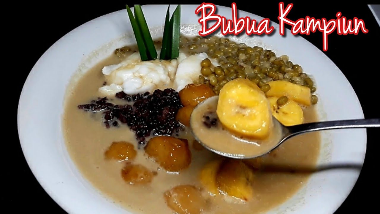 BUBUA KAMPIUN ( BUBUR KAMPIUN ) SEMUA BUBUR YG ENAK ENAK NYAMPUR DISINI #edisimenubukapuasa#