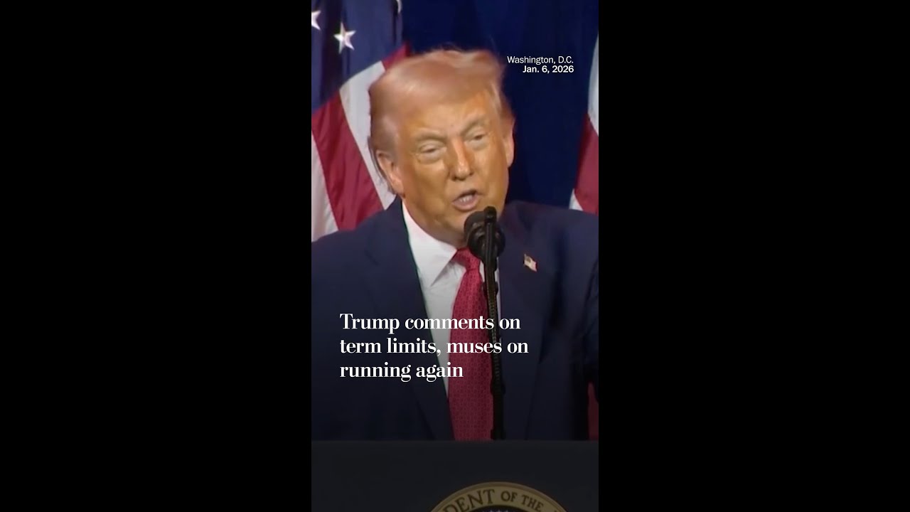 Trump comments on term limits, muses on running again