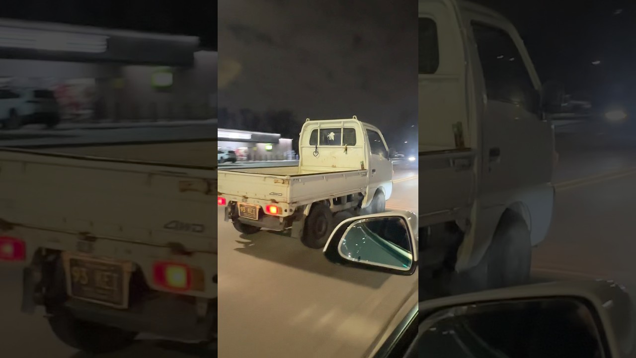 Kei Truck Flat Out Acceleration!!!😳 #keitruck #honda