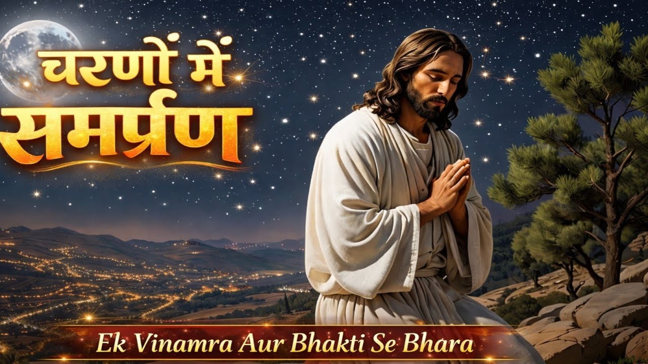 Charno Mein Samarpan: (Ek vinamra aur bhakti se bhara title) ✝️🛐 #song #jesus #jaymasih #viral 