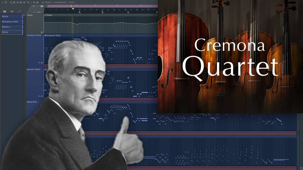 Ravel String Quartet in F Major 2nd Movement Bars 1-86 NI Cremona Quartet Rescore