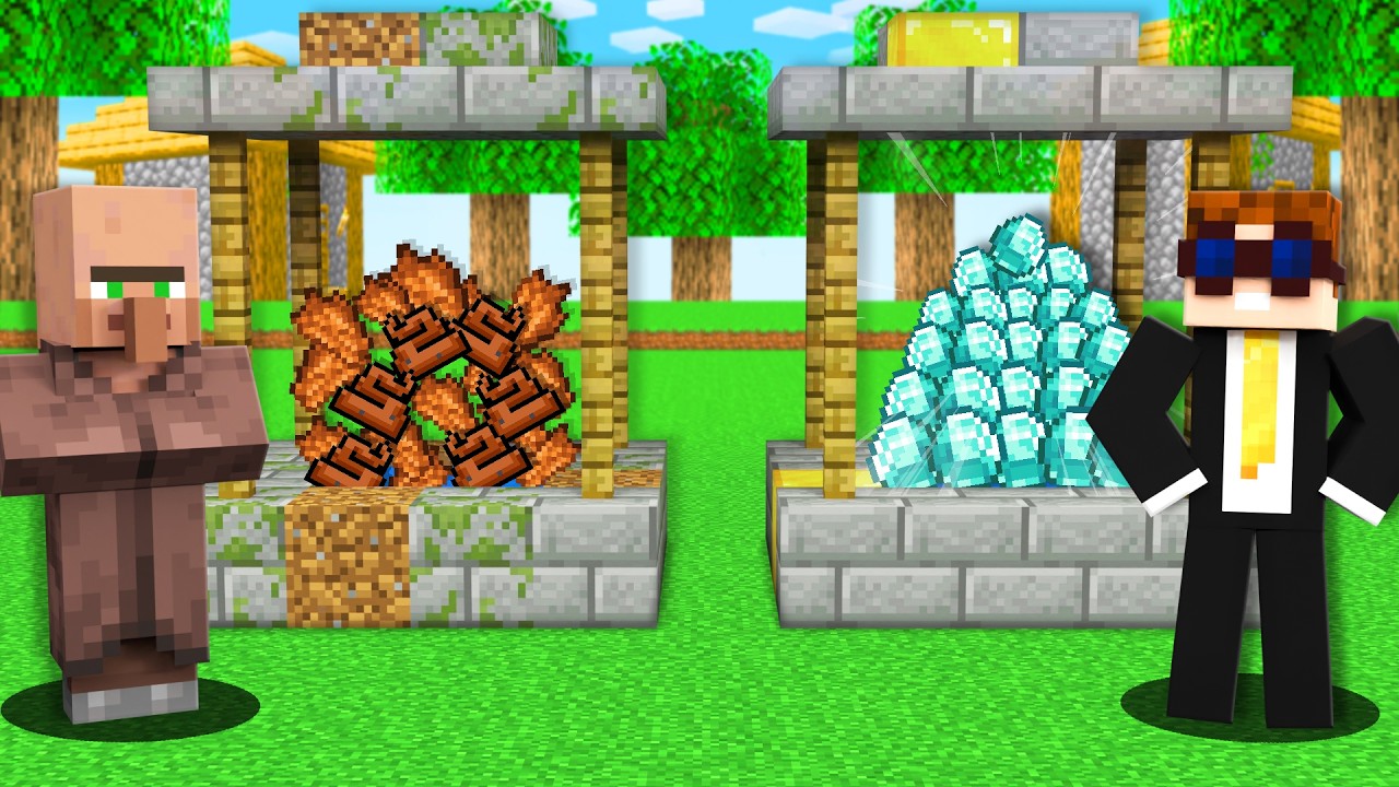 NOOB WUNSCHBRUNNEN vs. PRO WUNSCHBRUNNEN in Minecraft!