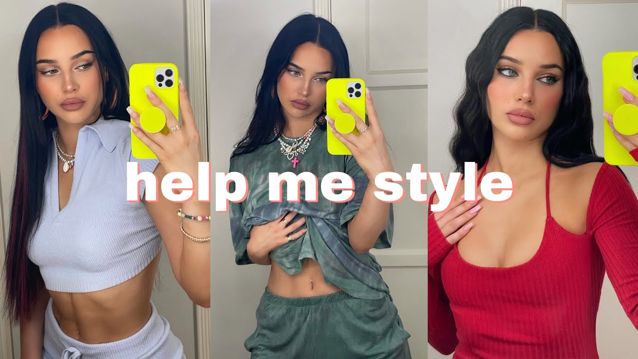 help me style clothes + checking in hiiii
