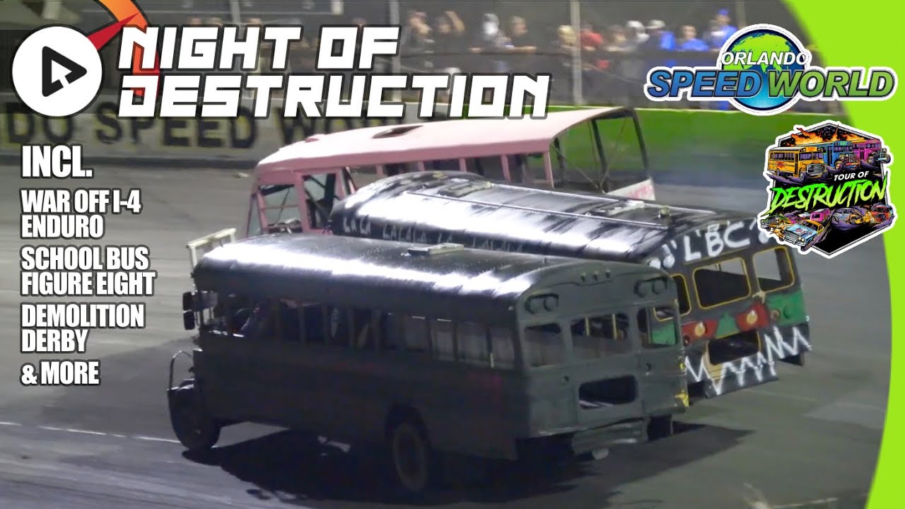Orlando Speed World Night of Destruction ALL EVENTS | Apr 29 '23