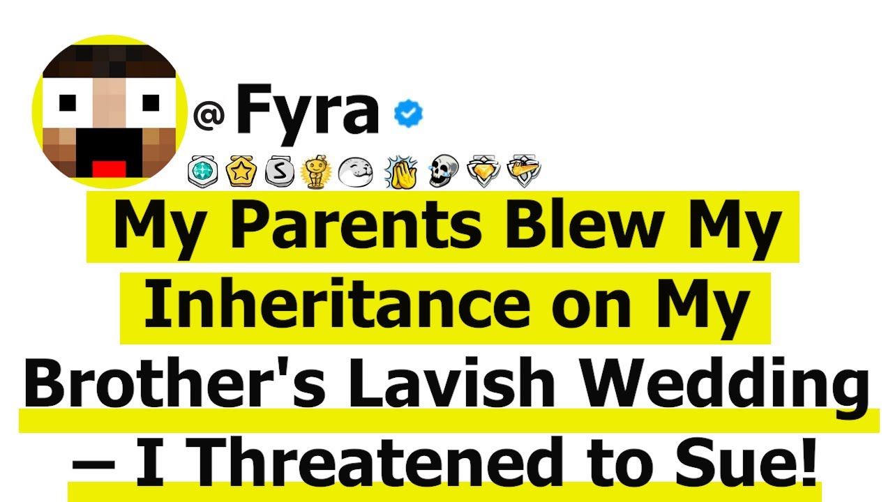 My Parents Blew My Inheritance on My Brother's Lavish Wedding – I Threatened to Sue!