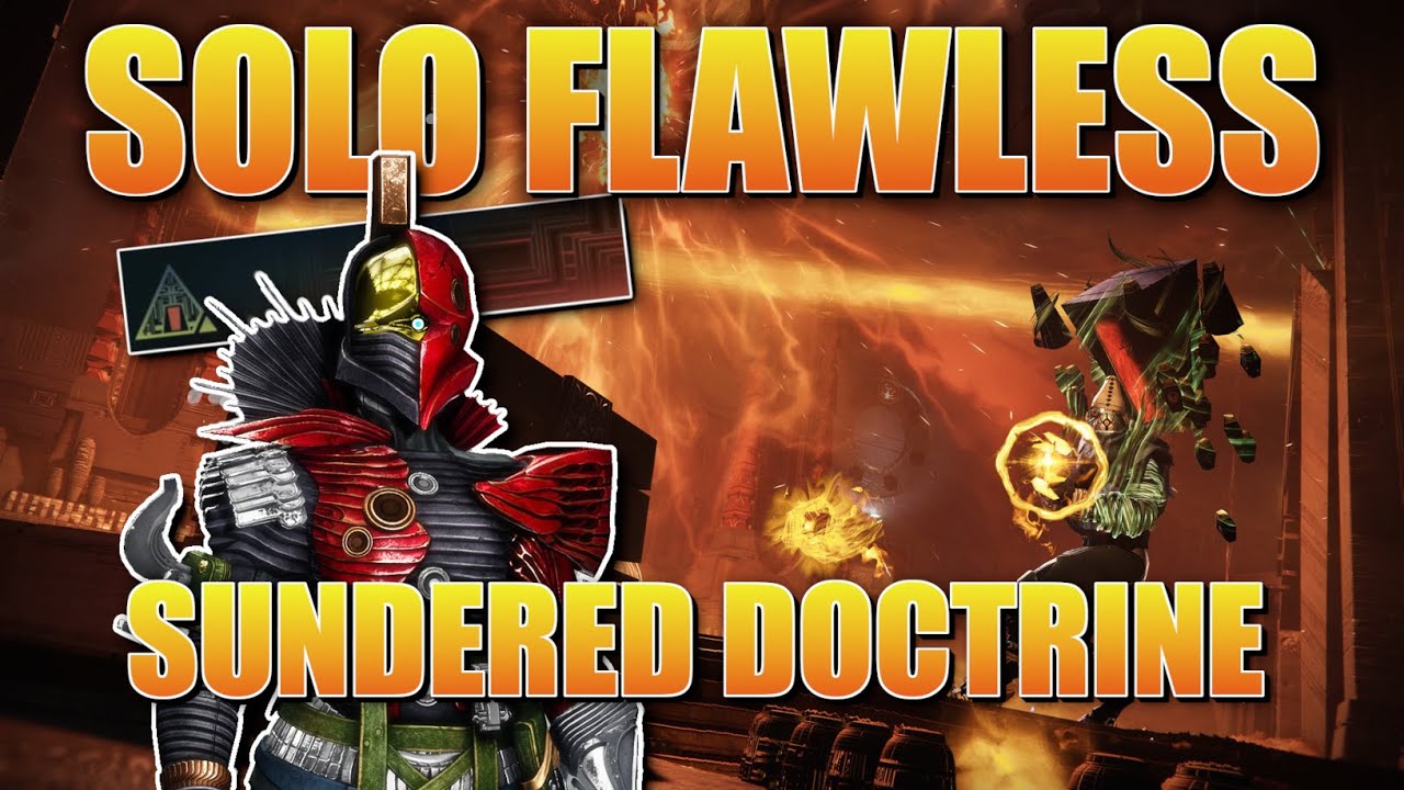 Solo Flawless Sundered Doctrine on Warlock | Destiny 2 | First Try