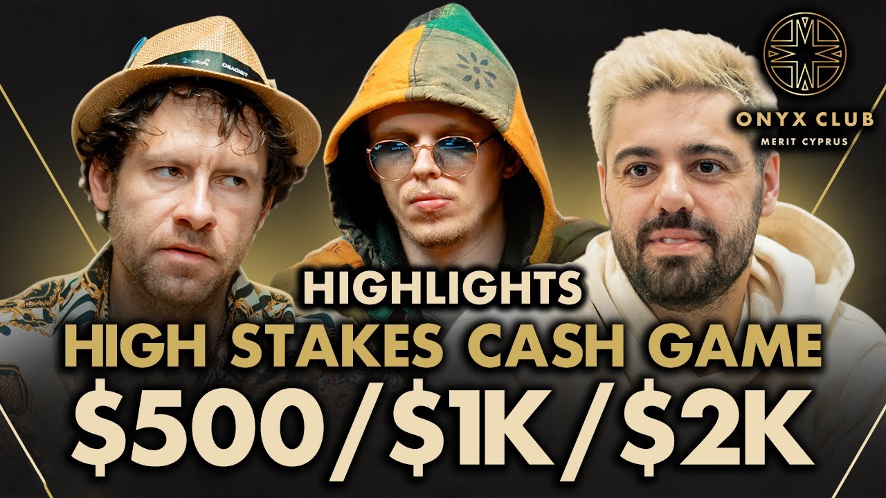 Лучшие моменты кэш-игры с анте $500/$1000/$2000 | Monarch, Jungleman, Yohviral, Rob Yong | Onyx Club