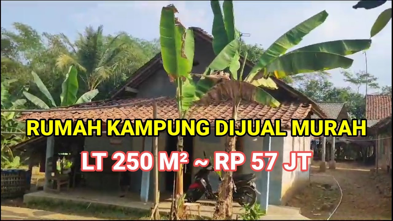RUMAH KAMPUNG MURAH RP 57 JT, LT 250 M&sup2;, CARIU ~ BOGOR TIMUR (TERJUAL)