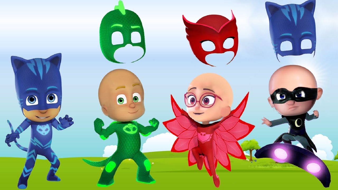 Pj Masks Wrong Heads for Learning Colors