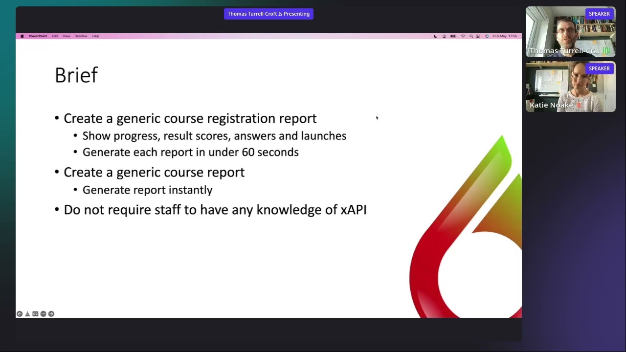 xAPI reporting: insight from statements