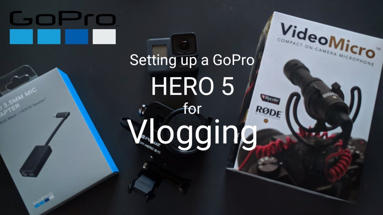 GoPro Hero 5 Vlogging Setup & Demo (Rode Video Micro)