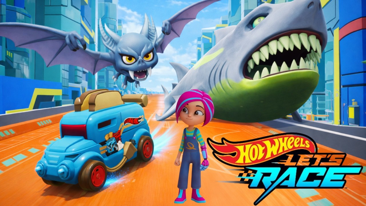 Hot Wheels Let's Race Ultimate Speed: Beating Different Bosses Shark Bites 