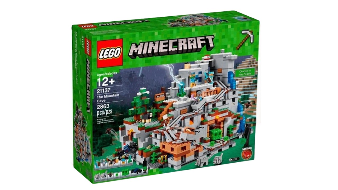 I build Lego minekraft   21137