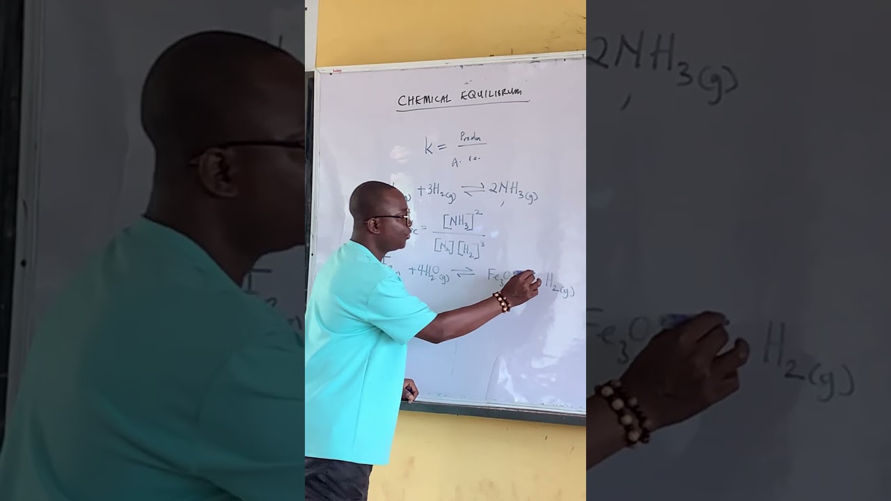 How To write Equilibrium Constant Expression #chemistry #viral 