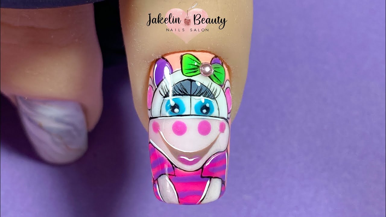 💖HERMOSA DECORACIÓN EN UÑAS DE VAQUITA PASO A PASO NAIL ART✨💅