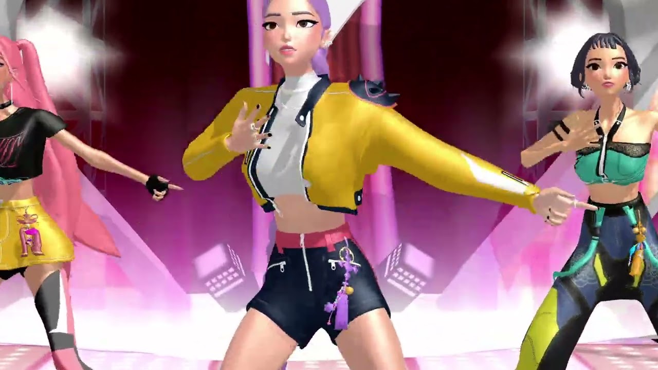 Rumi Mira & Zoey (KPop Demon Hunters) MMD KDA Popstars