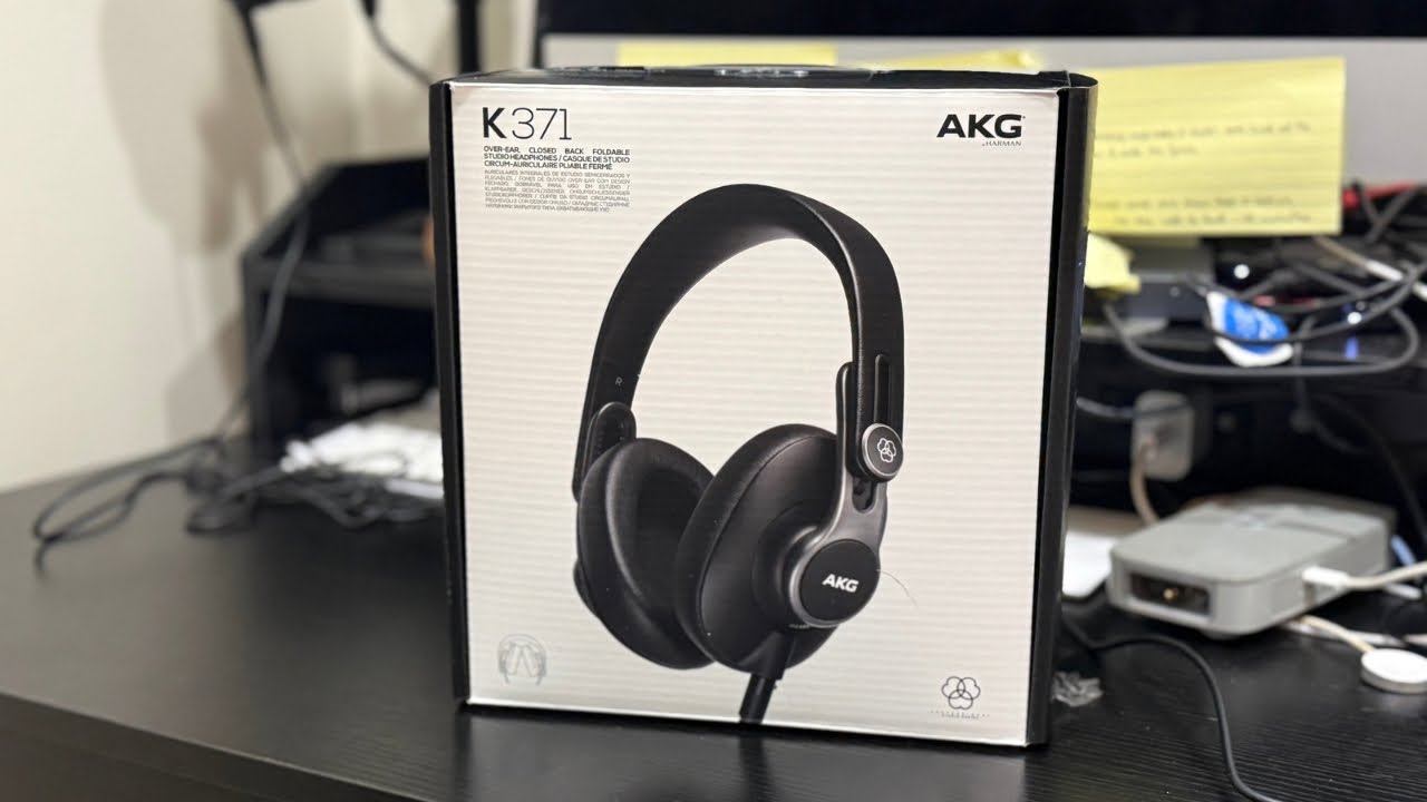 Unboxing AKG K371 Studio Headphones — Specs & Studio Fit!