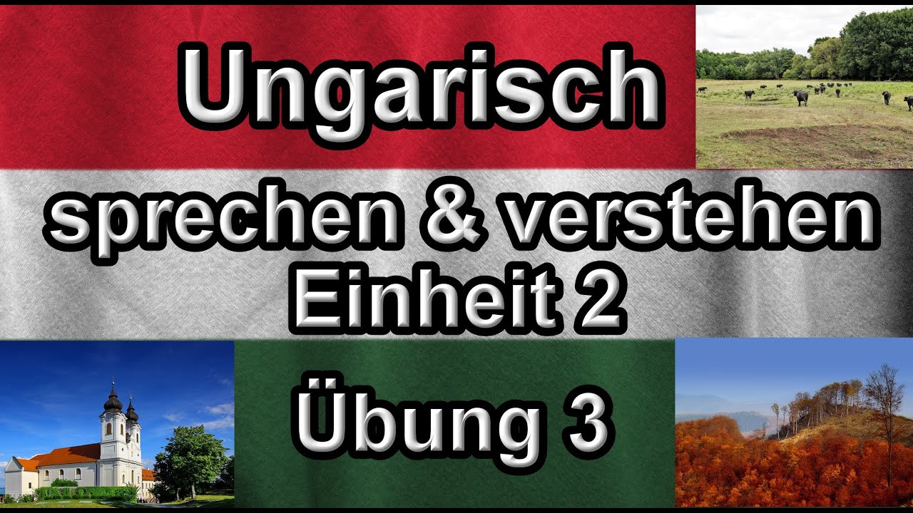 Ungarisch FSI Kurs, Einheit 2, Übung 3 - Übersetzen (Ungarisch sprechen lernen für Anfänger)