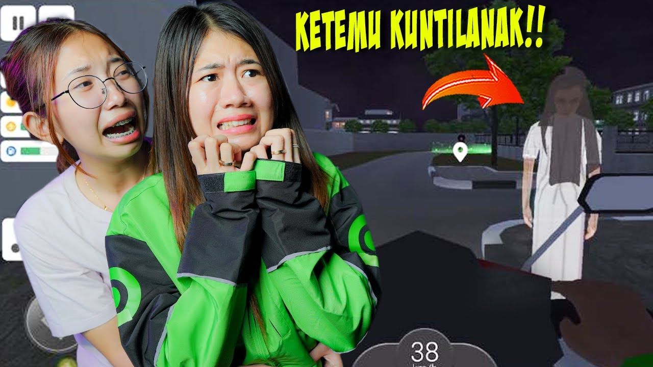 TOLONG!! ELVINA JADI OJOL DI MALAM HARI KETEMU KUNTILANAK!!