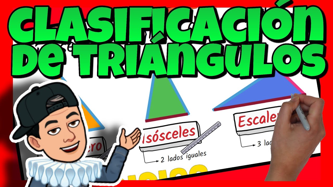 🔺 CLASIFICACI&Oacute;N de los TRI&Aacute;NGULOS para NI&Ntilde;OS