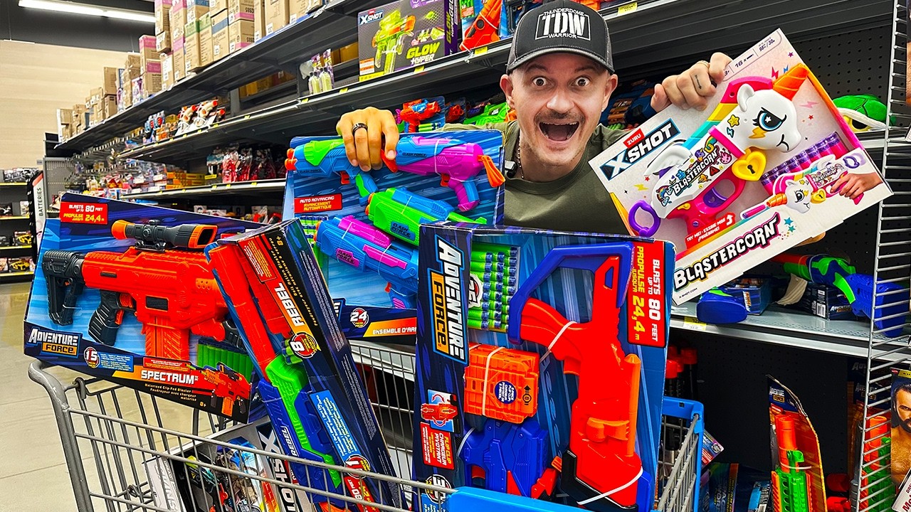 NERF GUNS at WALMART!