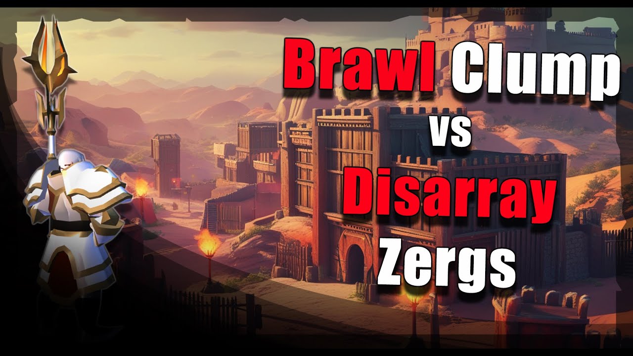 17 Man Vs 23% Disarray / Brawl Clump Mid Scale Fights ⚔️ / Albion Online - Unicorns