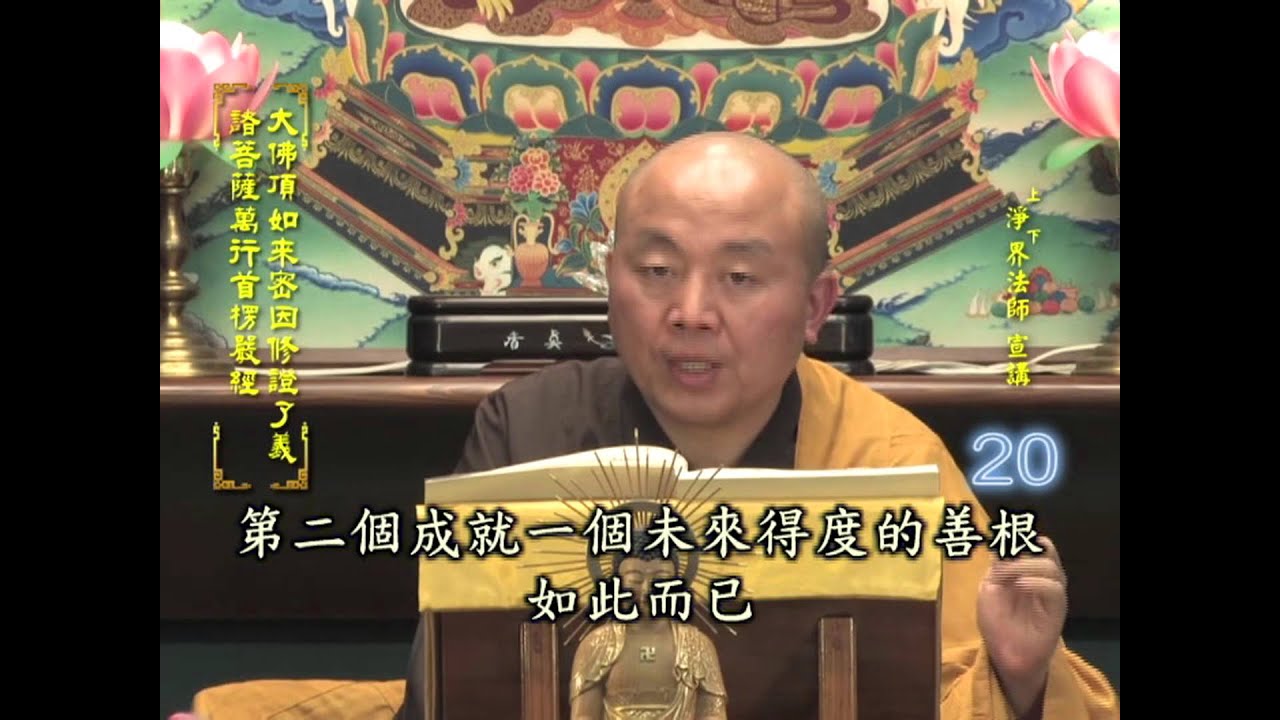 楞嚴經 第020集 淨土教觀學苑 淨界法師