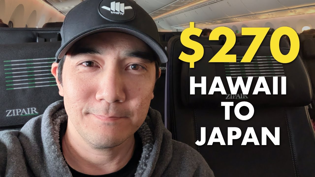 Flying Japan's Budget Airline from Hawaii – Worth It?  (ZIPAIR Pros and Cons)