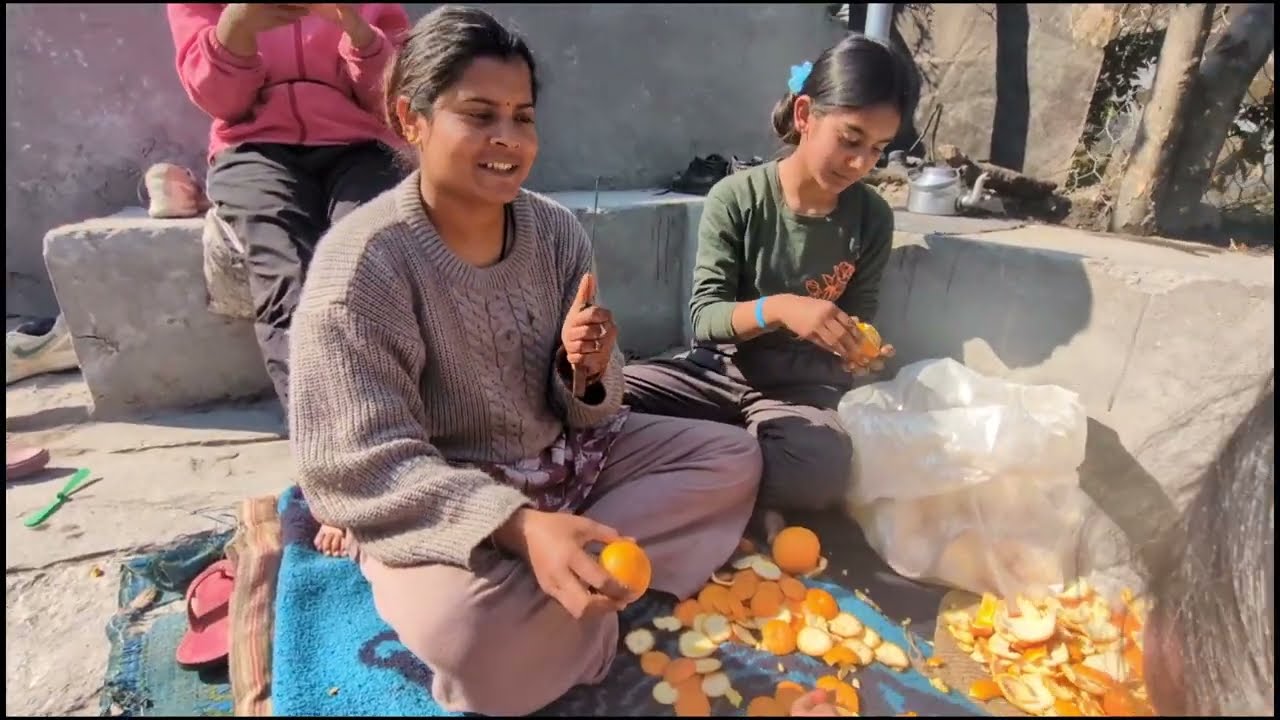 To aaj aa gye the sare bacche ghar or . 🥰#happy #new #vlog #pahadi 