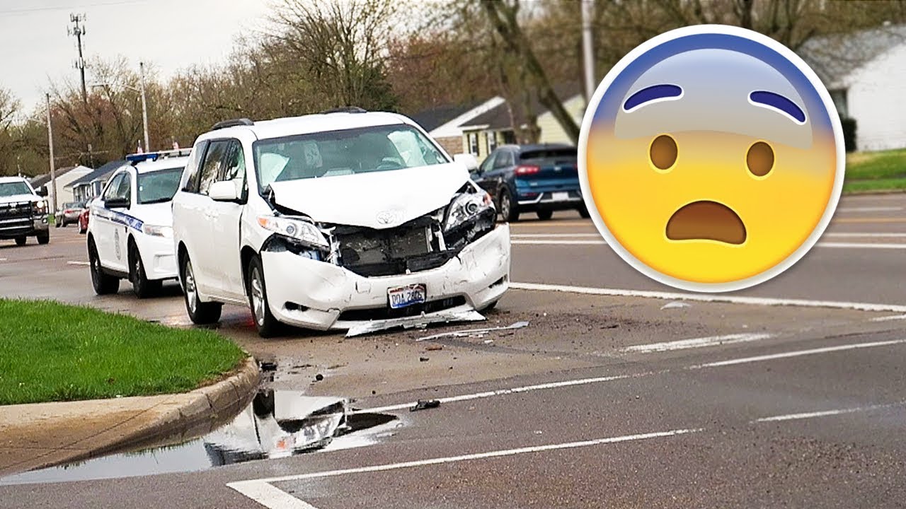 We witnessed a car crash...