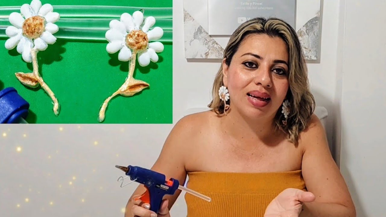 Margaritas 🌼con silicona caliente