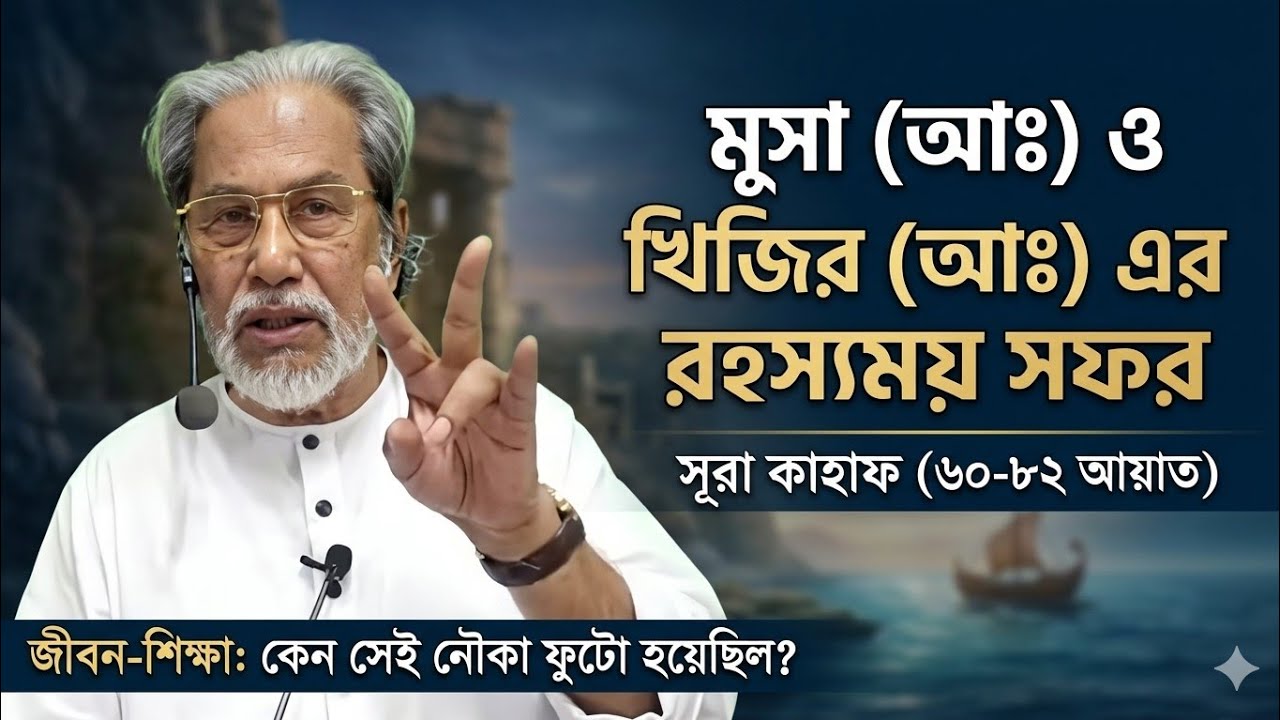 মুসা এবং তার সঙ্গীকে নিয়ে সুন্দর একটি ঘটনা কোরআন থেকে।মোস্তফা ওয়াহিদুজ্জামান 