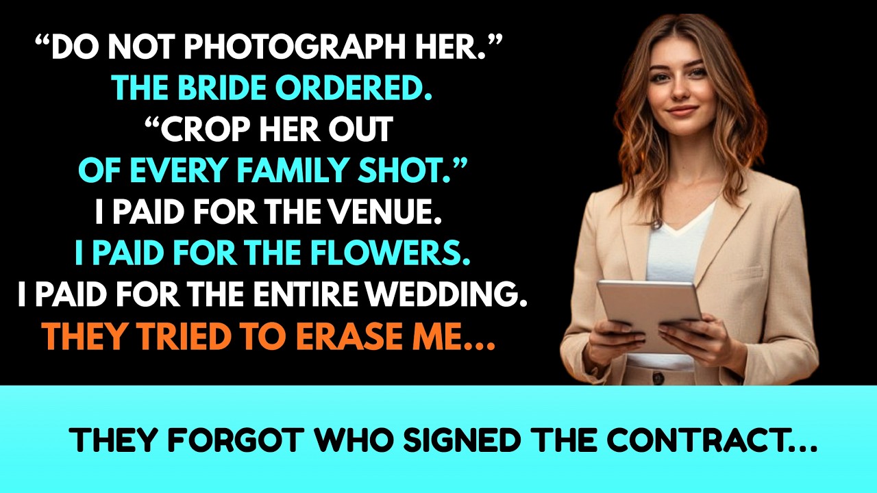 They Tried To Crop Me Out Of The Wedding Photos — So I Shut Down The Entire Wedding