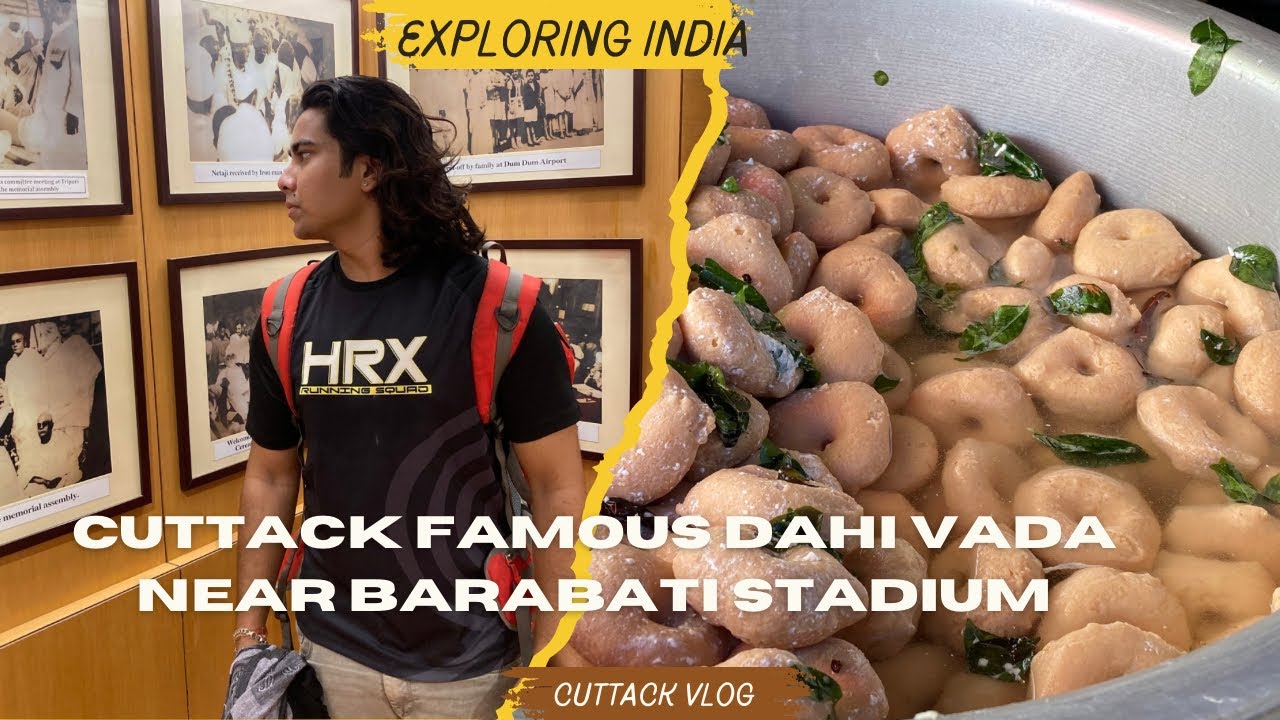 Cuttack famous dahi Bara near barabati stadium || world famous Cuttack dahi vada