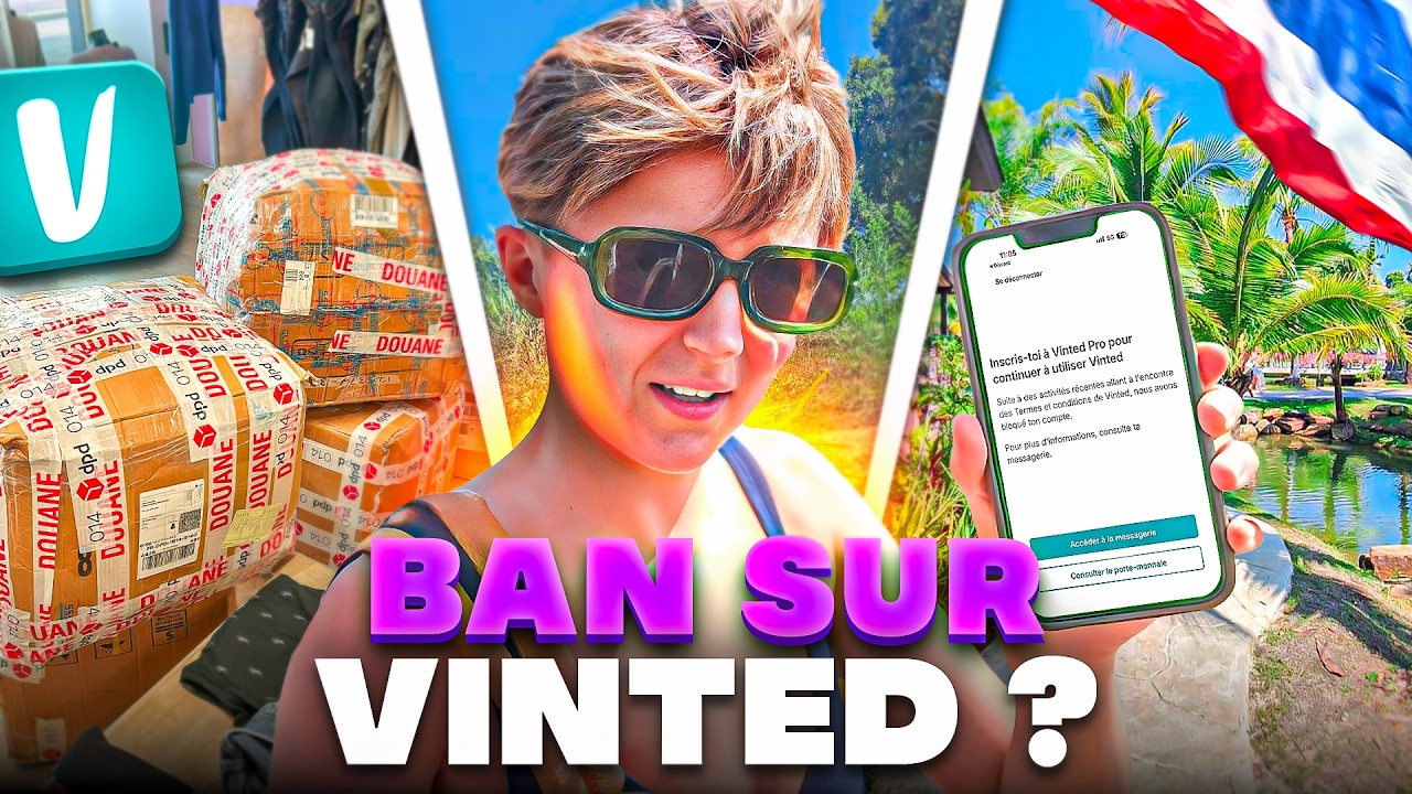 Les p&eacute;rip&eacute;ties sur Vinted.. et automatiser l'achat revente &agrave; l'autre bout du monde (VLOG MARS)