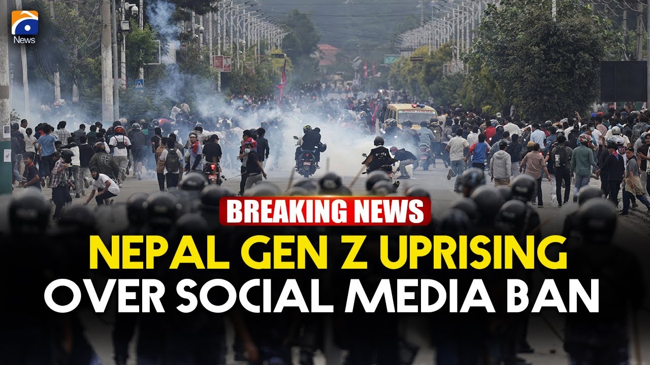 Nepal Gen Z protests amid social media ban | Geo News English