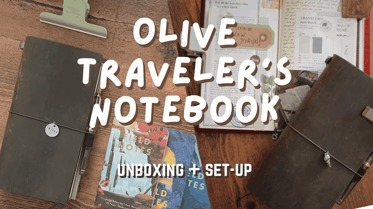 Olive Traveler's Notebook | Stationery Haul + New Journal Set Up