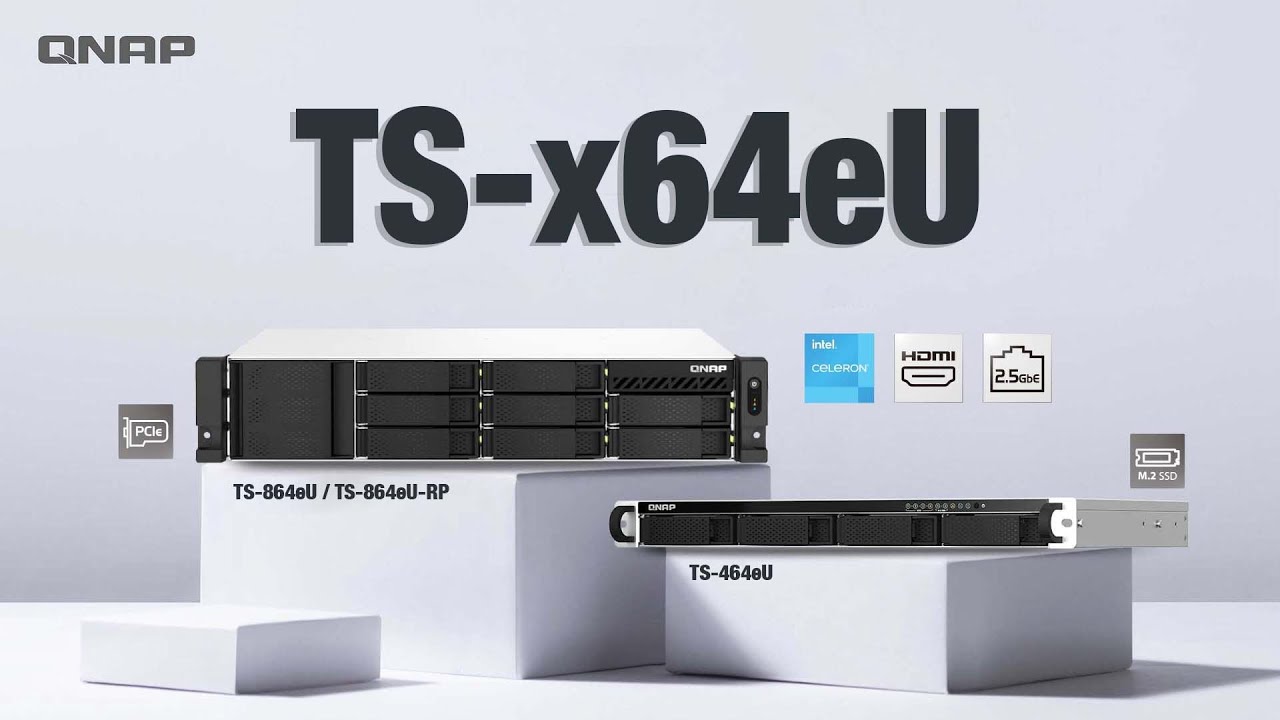 TS-x64eU - Nowoczesny NAS w płytkiej obudowie