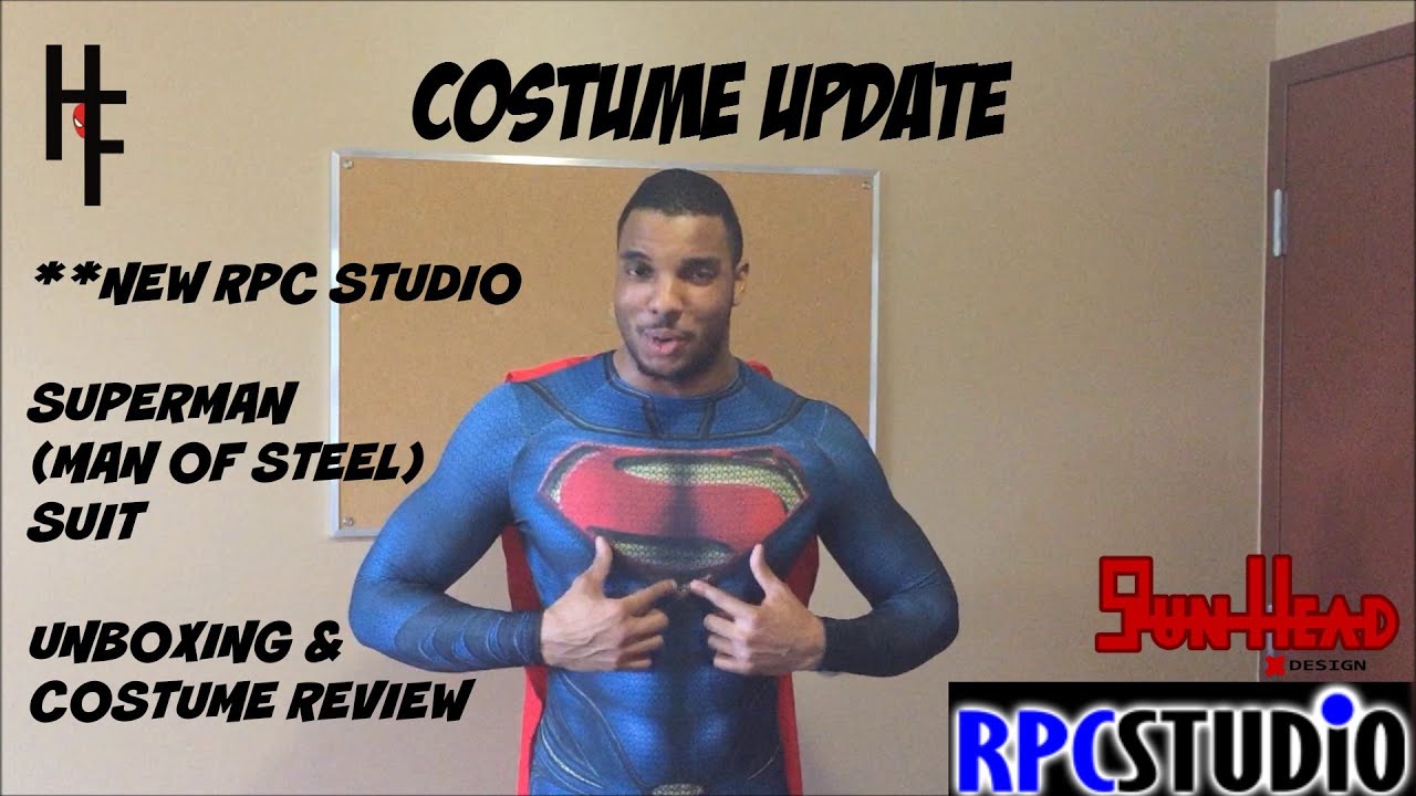Higher Function - Costume Update **NEW RPC Studio S Man (Man of Steel) suit - unboxing & review