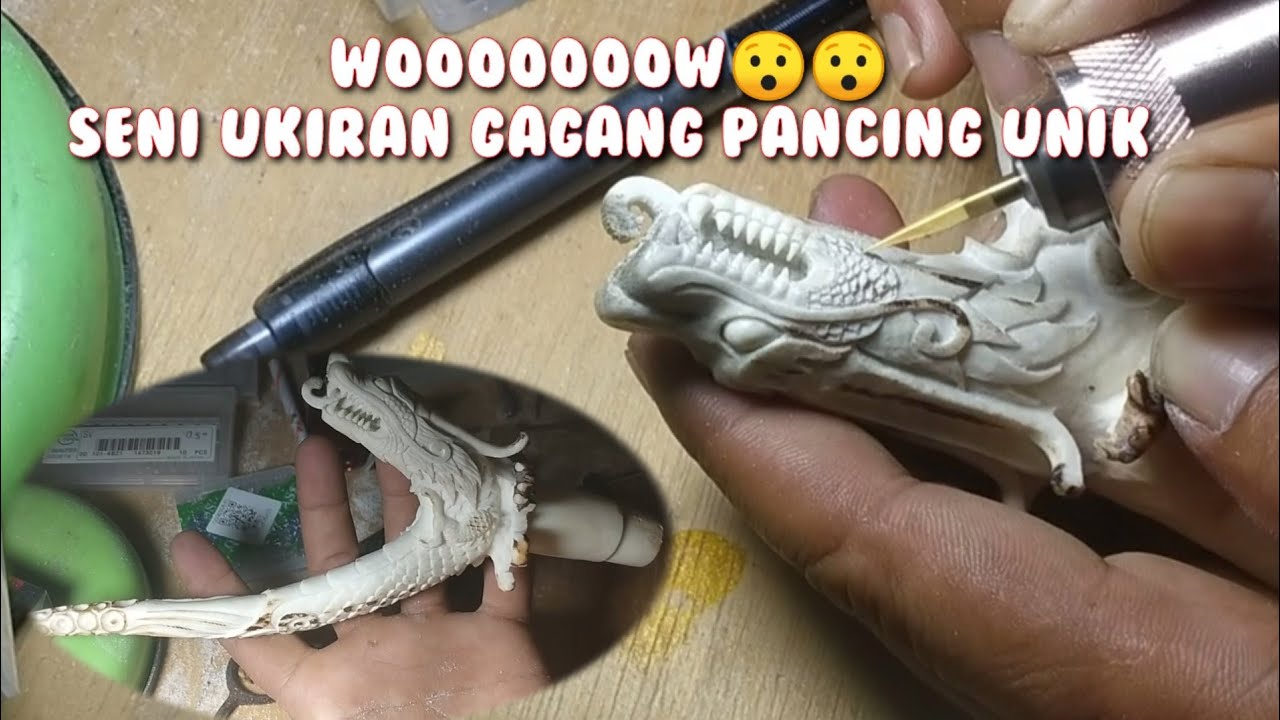 The Art of Carving From Deer Antlers. For fishing rod.