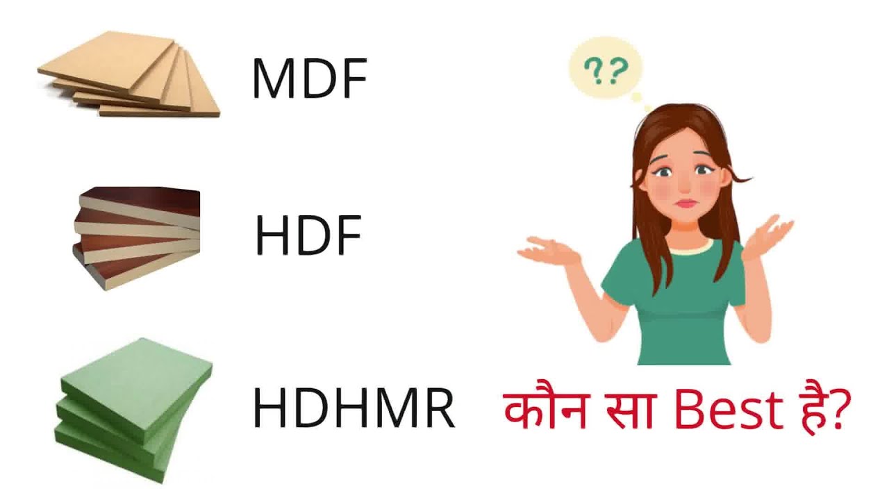 Difference Between MDF, HDF And HDHMR Board:  In HINDI Full Comparison || Kaun Best Hai?