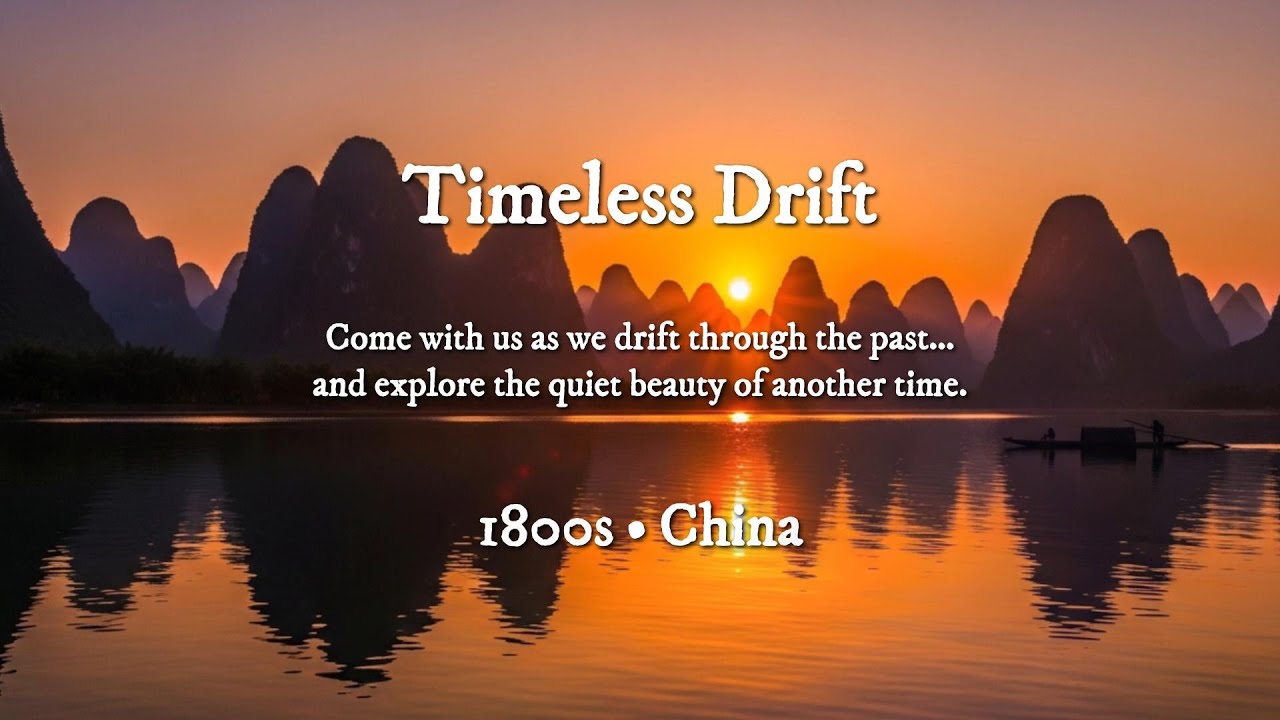 China in the 1800s  4 Hours of Calm Piano & Night Ambience #ambientmusic #piano #calmmusic