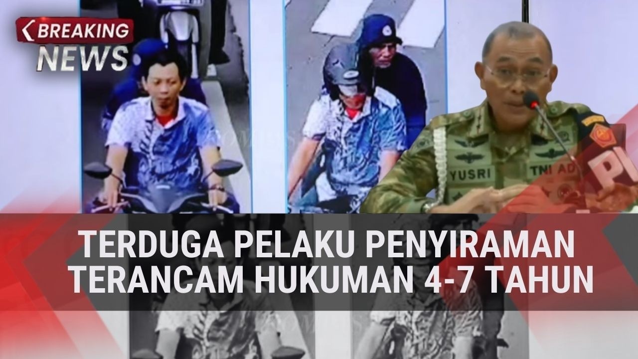 Terduga Pelaku Penyiraman Air Keras Dikenai Pasal 467 Dengan Ancaman 4-7 Tahun Penjara