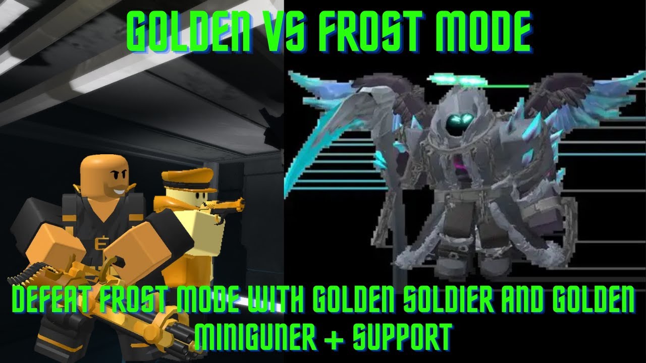 🌟DEFEAT FROST SPIRIT WITH GOLDEN SCOUT AND GOLDEN MINIGUNNER + SUPPORT🌟